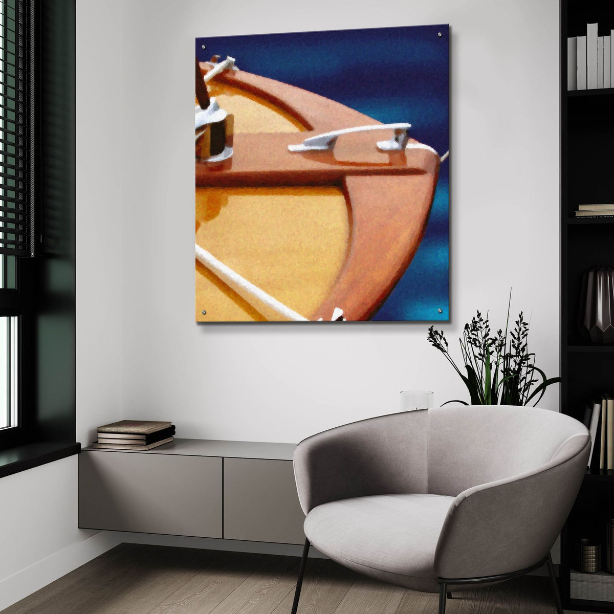 Nautical Closeups 4 by Carlos Casamayor - 36x36 acrylic wall art in a room