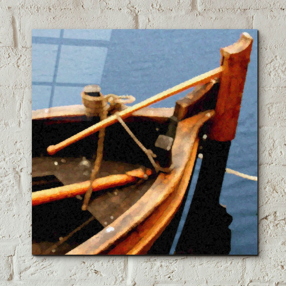 Nautical Closeups 9 by Carlos Casamayor - 12x12 acrylic wall art in a room