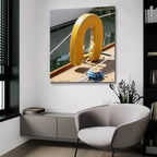 Nautical Closeups 19 by Carlos Casamayor - 36x36 acrylic wall art in a room