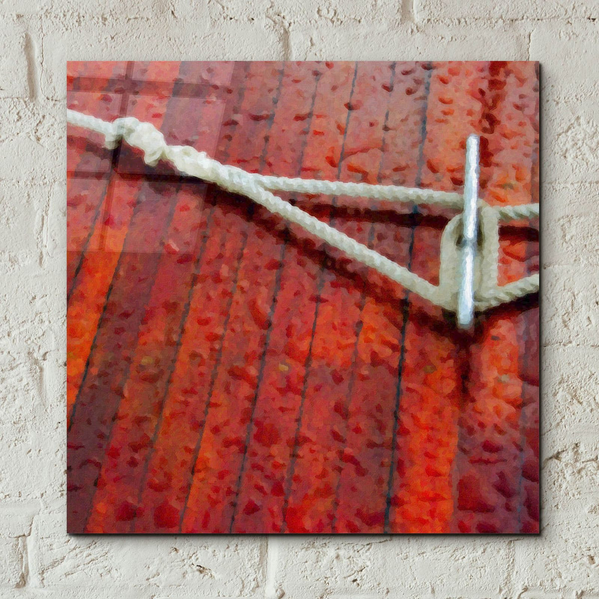 Nautical Closeups 22 by Carlos Casamayor - 12x12 acrylic wall art in a room