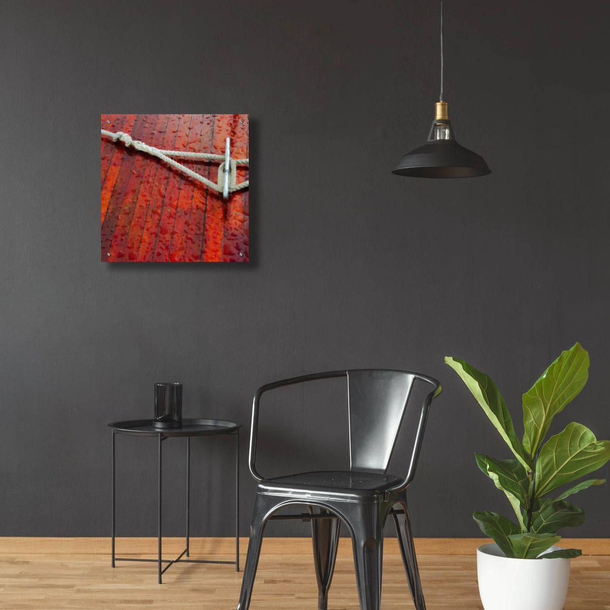 Nautical Closeups 22 by Carlos Casamayor - 24x24 acrylic wall art in a room