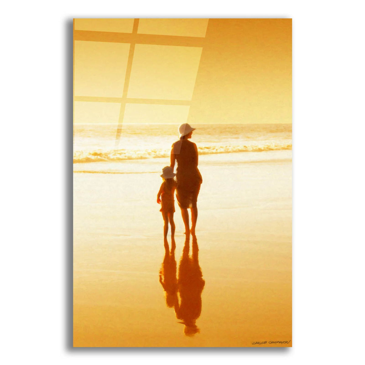 Mother & Daughter 2 by Carlos Casamayor acrylic glass wall art