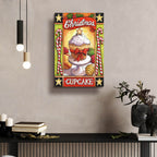 Christmas Cupcake by Cathy Horvath - 16x24 acrylic wall art in a room