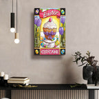 Easter Cupcake by Cathy Horvath - 16x24 acrylic wall art in a room
