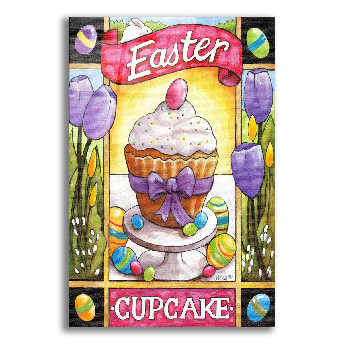Easter Cupcake by Cathy Horvath acrylic glass wall art