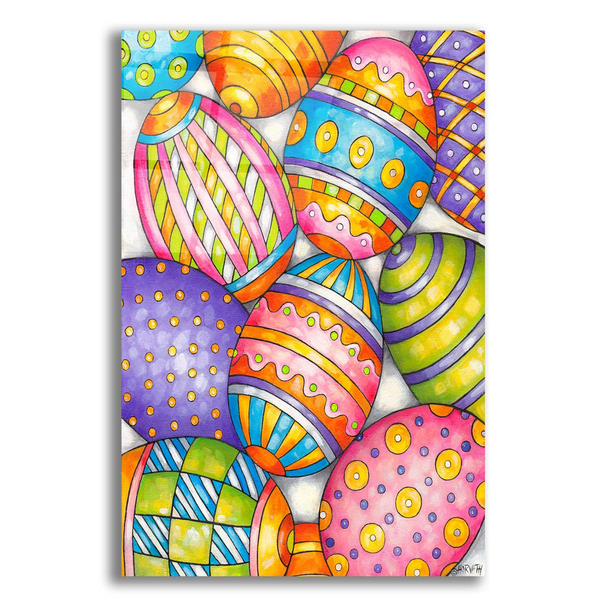 Easter Eggs by Cathy Horvath acrylic glass wall art