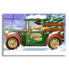 Yuletide Delivery by Bigelow Illustrations acrylic glass wall art