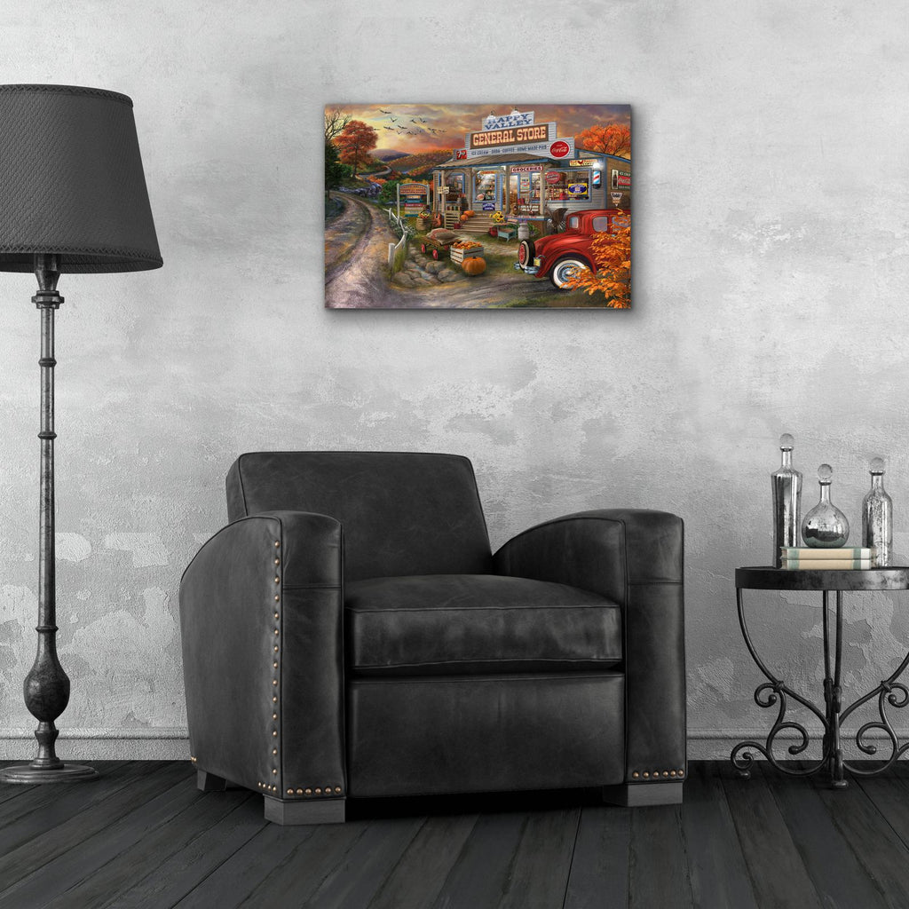 General Store by Bigelow Illustrations - 24x16 acrylic wall art in a room