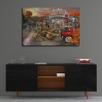 General Store by Bigelow Illustrations - 36x24 acrylic wall art in a room