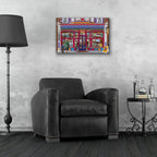 Professor Puzzles by Bigelow Illustrations - 24x16 acrylic wall art in a room