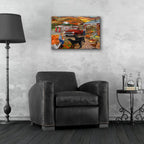 Roadside Stand 11-4 by Bigelow Illustrations - 24x16 acrylic wall art in a room