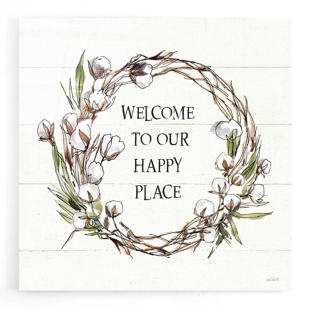 Country Life VII Welcome by Anne Tavoletti acrylic glass wall art