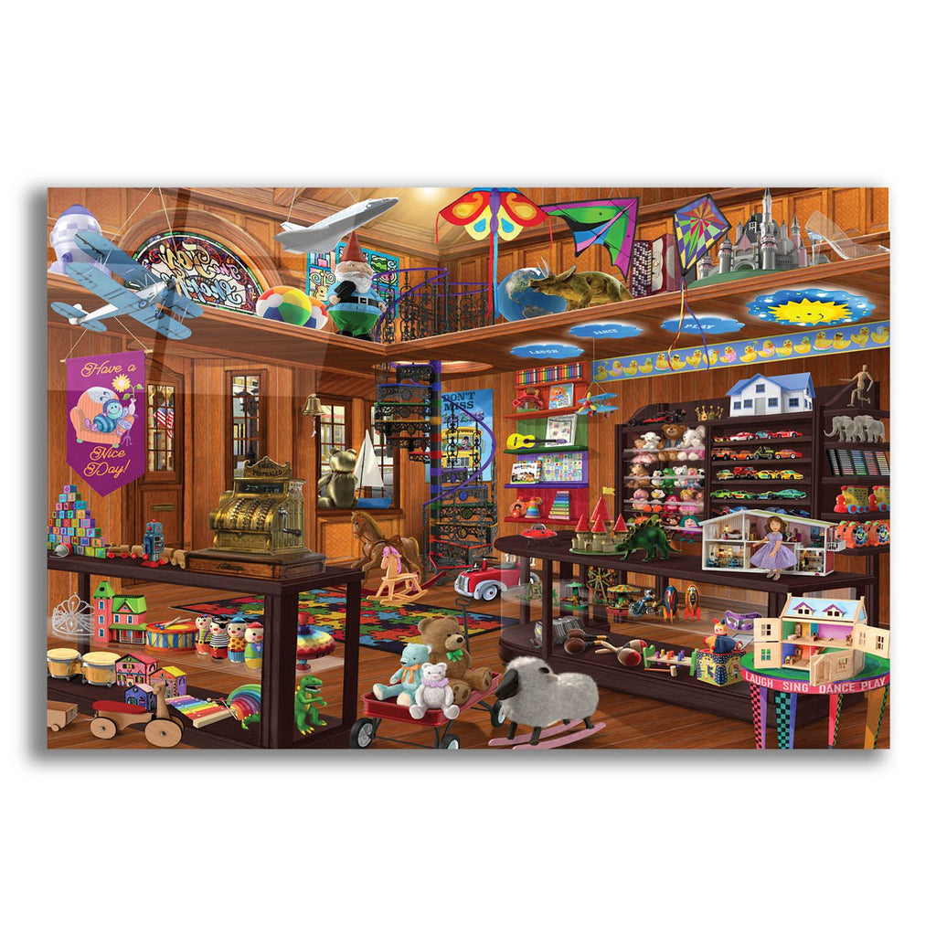 Toy Shoppe Hidden by Bigelow Illustrations acrylic glass wall art