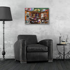Spools N Bolts by Bigelow Illustrations - 24x16 acrylic wall art in a room