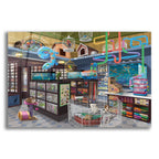 Fins, Fur And Feathers by Bigelow Illustrations acrylic glass wall art
