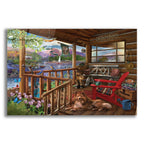 Porch Life by Bigelow Illustrations acrylic glass wall art