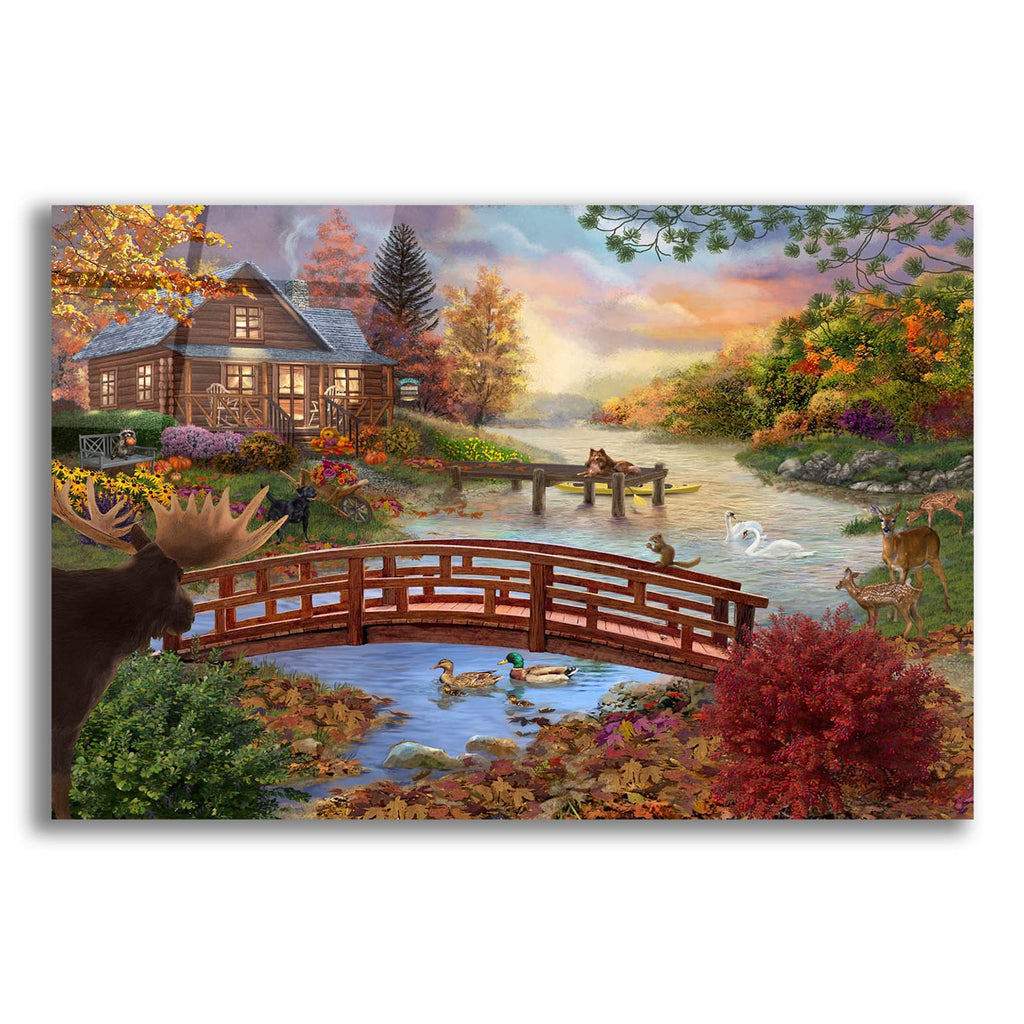 Autumn Evening by Bigelow Illustrations acrylic glass wall art