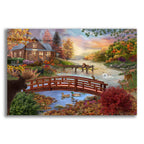 Autumn Evening by Bigelow Illustrations acrylic glass wall art