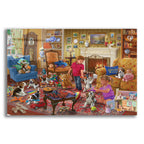 Fun With Puppies by Bigelow Illustrations acrylic glass wall art