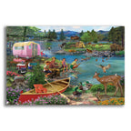 Angling For Fun by Bigelow Illustrations acrylic glass wall art