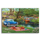 Good Times At The River by Bigelow Illustrations acrylic glass wall art