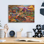 Harvest Market by Bigelow Illustrations - 16x12 acrylic wall art in a room
