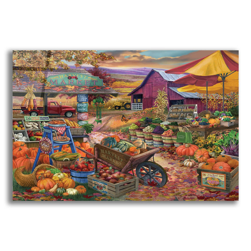 Harvest Market by Bigelow Illustrations acrylic glass wall art