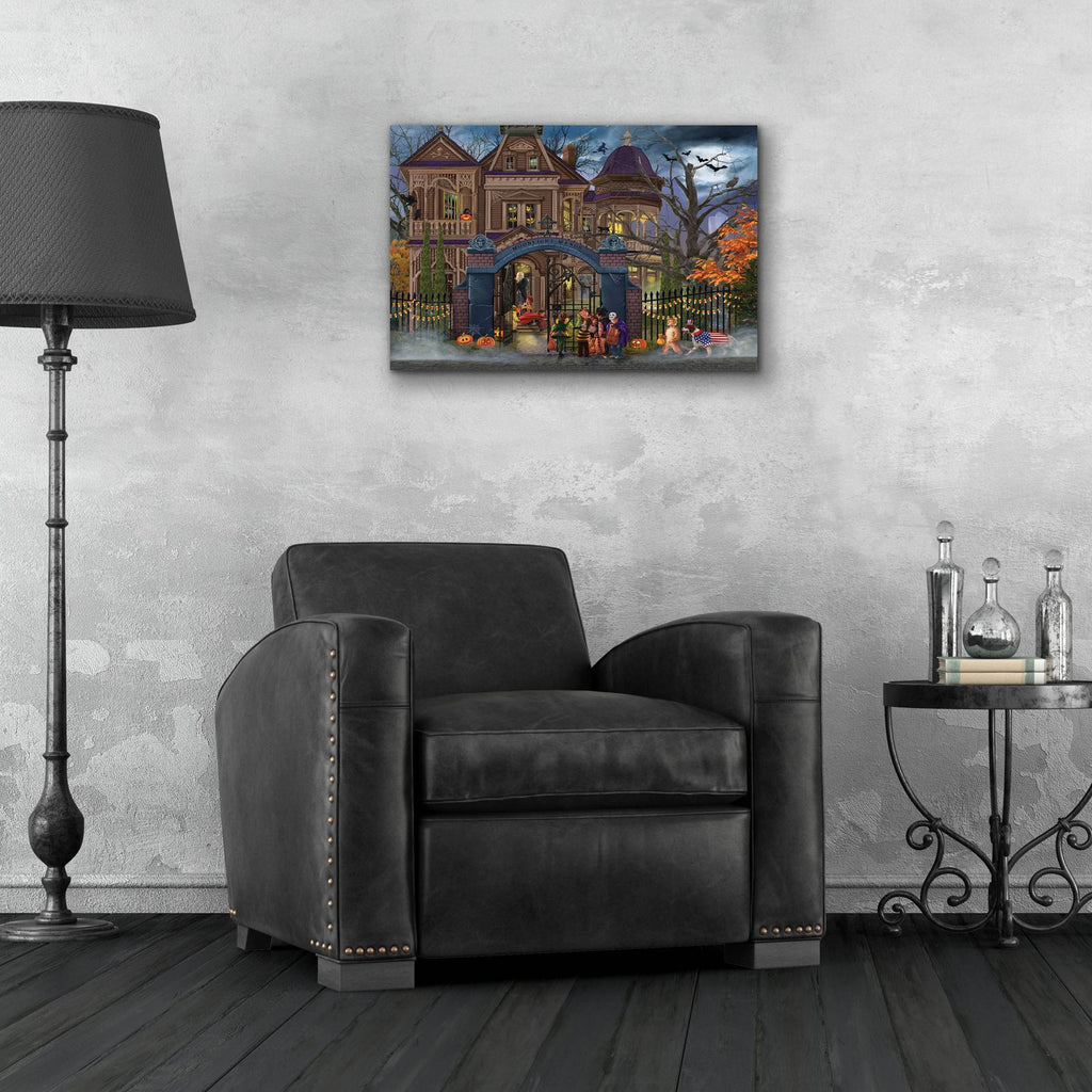 Moonlight Manor by Bigelow Illustrations - 24x16 acrylic wall art in a room