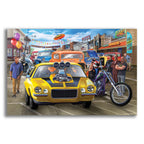 Main Street Muscle by Bigelow Illustrations acrylic glass wall art