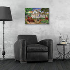 Our Country Home by Bigelow Illustrations - 24x16 acrylic wall art in a room