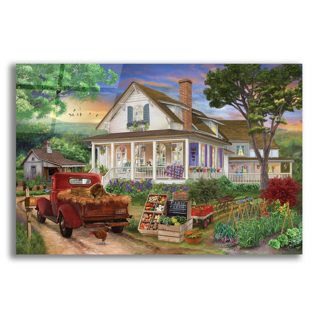 Our Country Home by Bigelow Illustrations acrylic glass wall art
