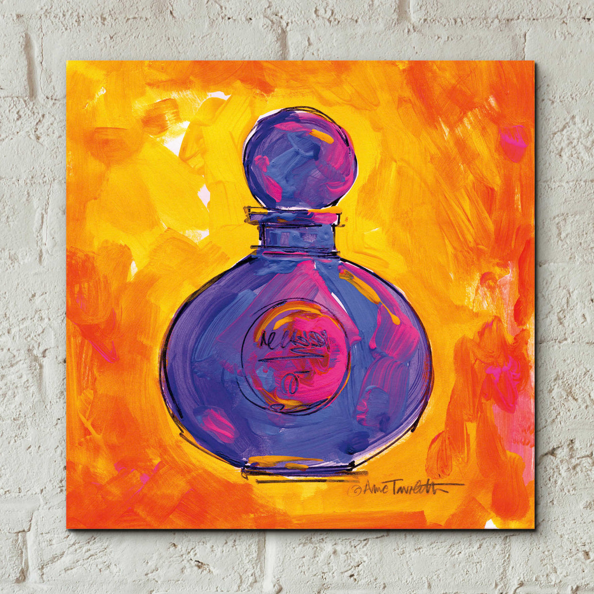 Perfume IV by Anne Tavoletti - 12x12 acrylic wall art in a room
