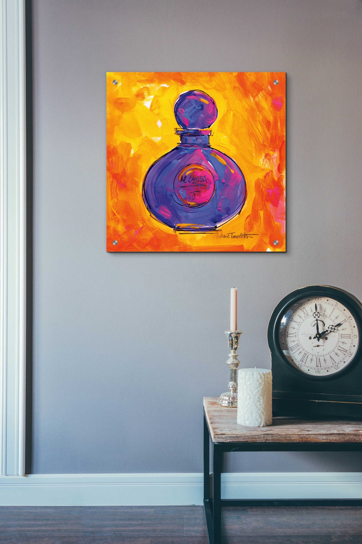 Perfume IV by Anne Tavoletti - 24x24 acrylic wall art in a room