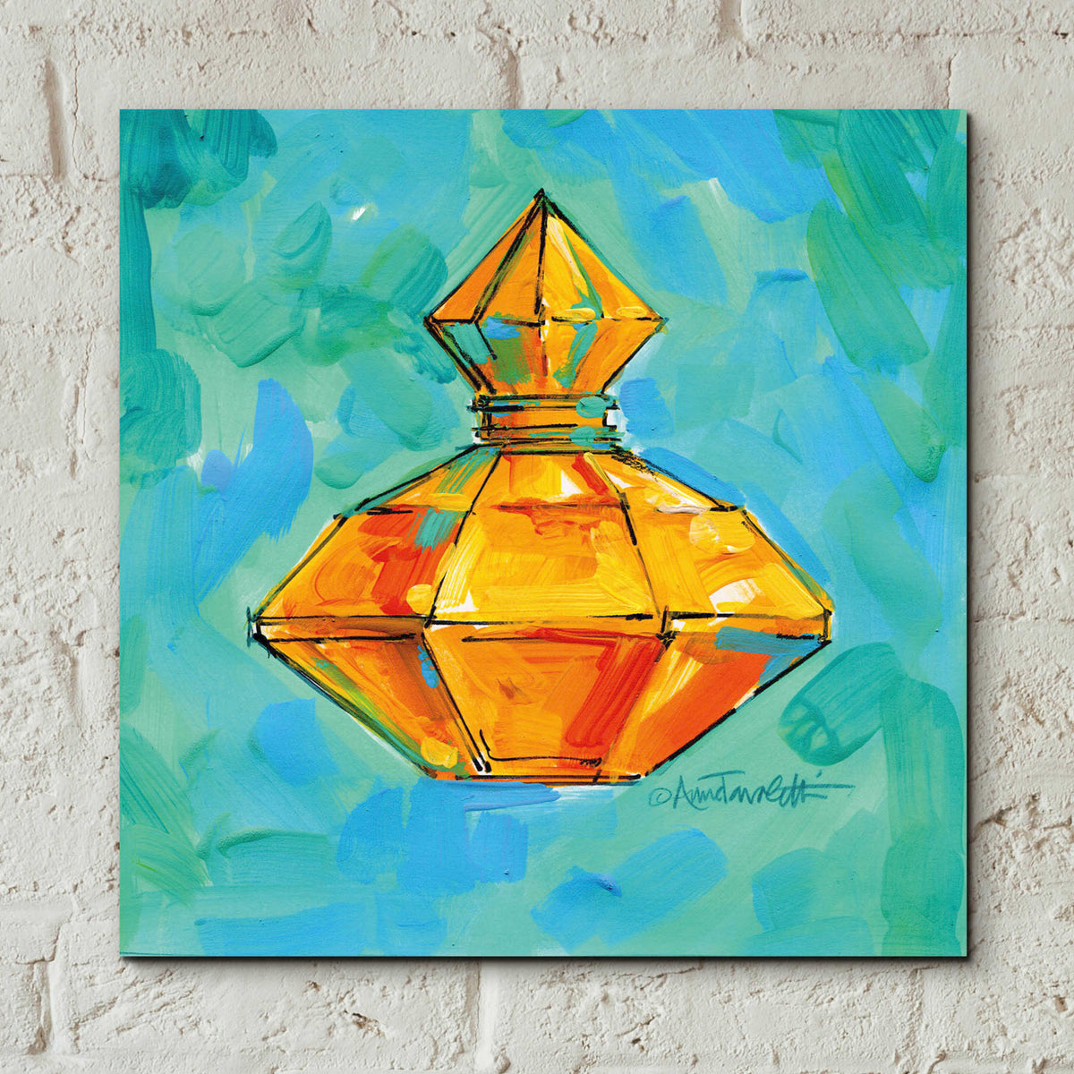 Perfume VI by Anne Tavoletti - 12x12 acrylic wall art in a room
