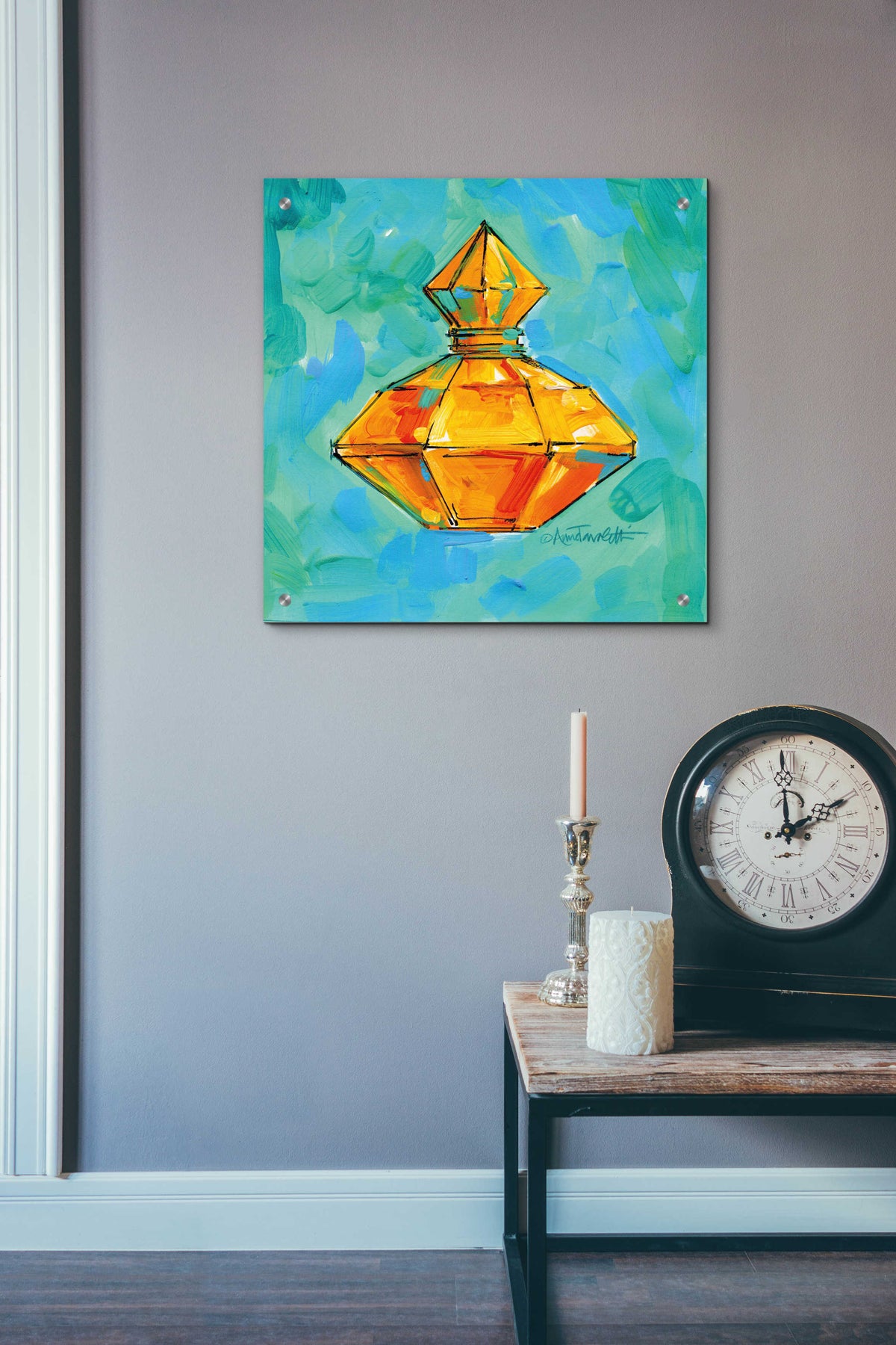 Perfume VI by Anne Tavoletti - 24x24 acrylic wall art in a room