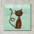 Happy Cats Youre Purr by Anne Tavoletti - 12x12 acrylic wall art in a room
