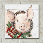 Holiday on the Farm VII by Anne Tavoletti - 12x12 acrylic wall art in a room