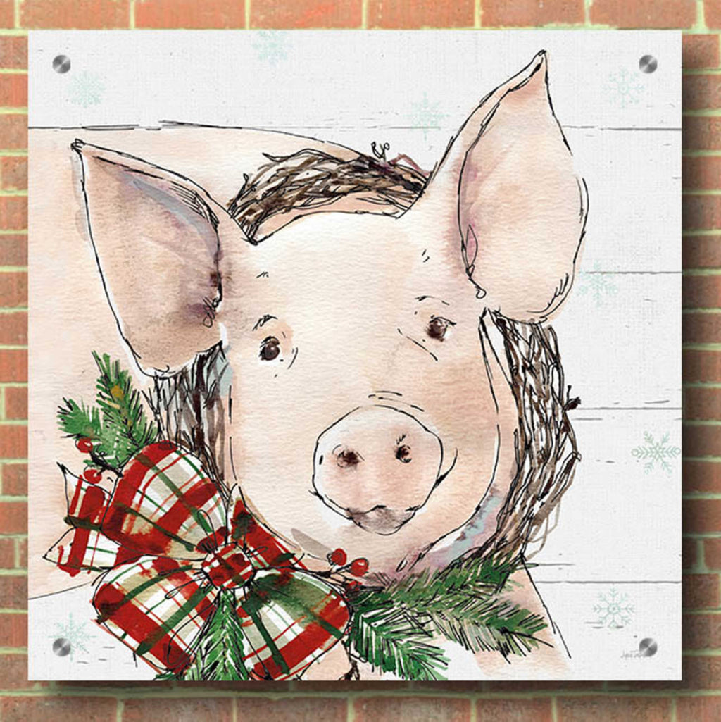 Holiday on the Farm VII by Anne Tavoletti - 36x36 acrylic wall art in a room
