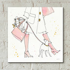 Fashion Feet I by Anne Tavoletti - 12x12 acrylic wall art in a room