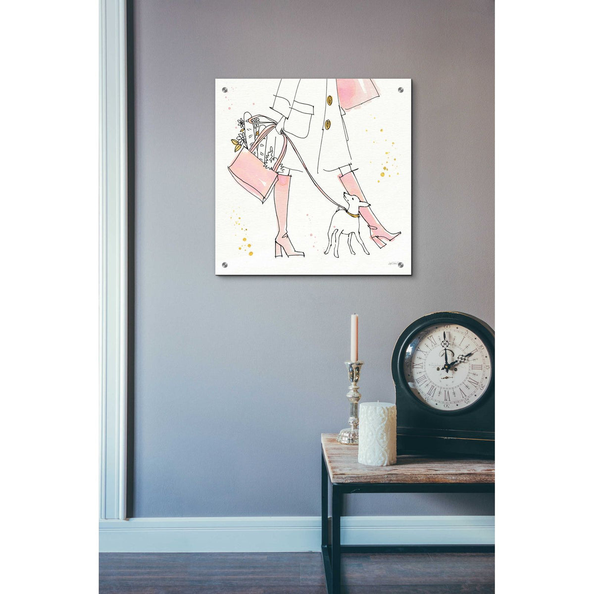 Fashion Feet I by Anne Tavoletti - 24x24 acrylic wall art in a room