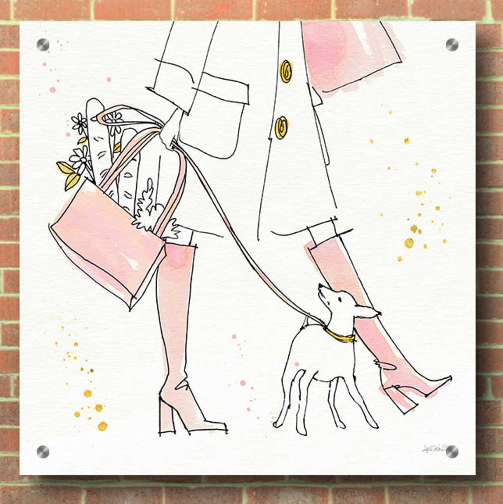 Fashion Feet I by Anne Tavoletti - 36x36 acrylic wall art in a room