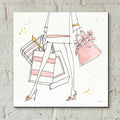 Fashion Feet II by Anne Tavoletti - 12x12 acrylic wall art in a room