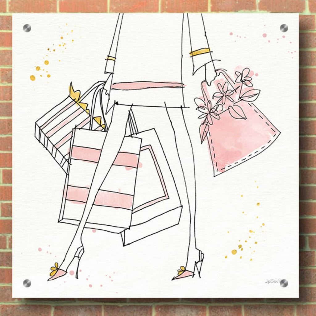 Fashion Feet II by Anne Tavoletti - 36x36 acrylic wall art in a room