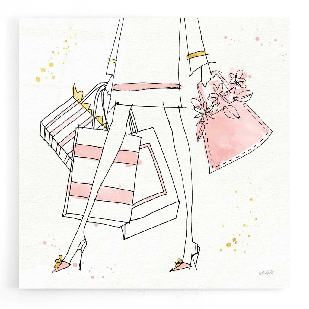 Fashion Feet II by Anne Tavoletti acrylic glass wall art
