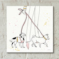 Fashion Feet III by Anne Tavoletti - 12x12 acrylic wall art in a room
