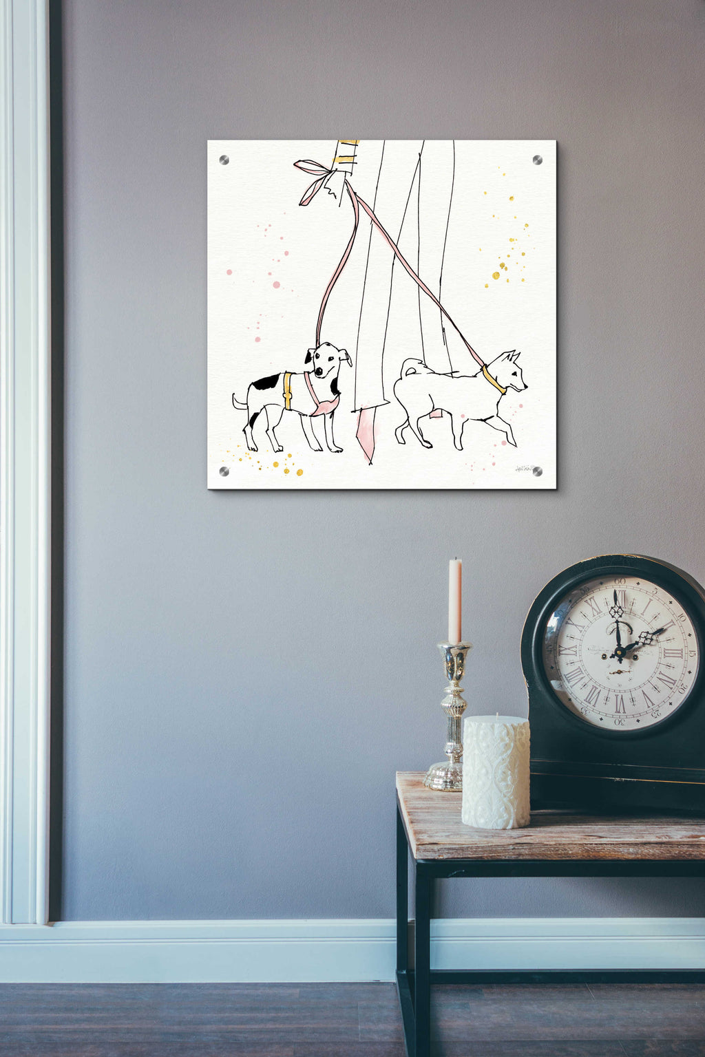 Fashion Feet III by Anne Tavoletti - 24x24 acrylic wall art in a room