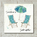 Beach Divas Life by Anne Tavoletti - 12x12 acrylic wall art in a room