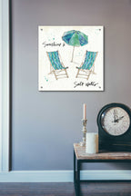 Beach Divas Life by Anne Tavoletti - 24x24 acrylic wall art in a room