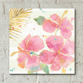 Flamingo Fever VII by Anne Tavoletti - 12x12 acrylic wall art in a room