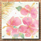 Flamingo Fever VII by Anne Tavoletti - 36x36 acrylic wall art in a room
